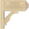 Ekena Millwork Balboa Craftsman Rough Sawn Outlooker, Douglas Fir, 8"W x 16"D x 16"H OUT08X16X16BOA04RDF - alternate 4